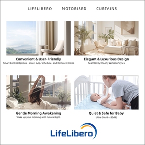Kit <span class=keywords><strong>de</strong></span> cortina inteligente MyQ Tuya Smart Home WiFi ZigBee con riel motorizado eléctrico y controlador automático <span class=keywords><strong>de</strong></span> cortina con - Product Image 4