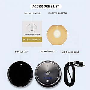 Portable Automatic Spray Fragrance Waterless Metal Car Aromatherapy Machine Wireless Smart Air Purify Essential <b>Oil</b> Incense - Product Image 5