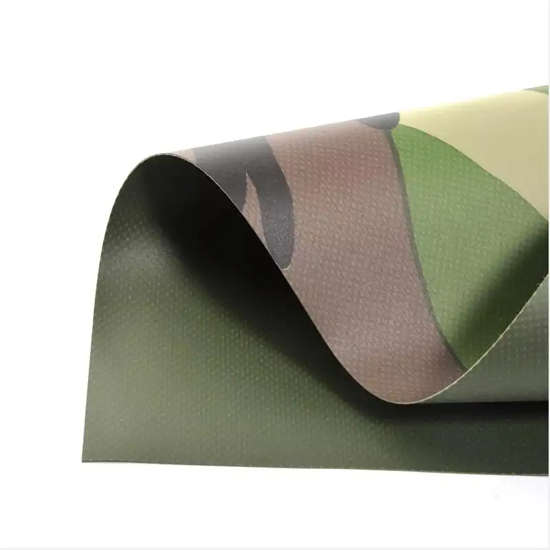 Anti-UV-wasserdichte Markise 1000D beschichtete Isolation Kleidung Camouflage PVC-Stoff