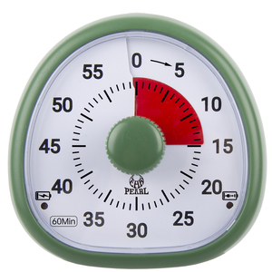 Volume magnétique réglable NOUVEAU Minuterie visuelle Minuterie four silencieuse de 60 minutes avec minuterie compte à rebours magnétique pour enfants et adultes étude - Product Image 1