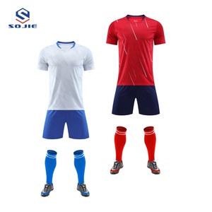 Maglie da Calcio Estive a Manica Corta per Allenamento, Uniformi da Calcio ad Asciugatura Rapida, <span class=keywords><strong>Kit</strong></span> Personalizzati 100% Poliestere - Product Image 3