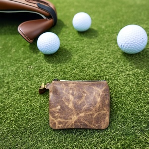 กระเป๋าใส่ลูกกอล์ฟแบบสั่งทำพิเศษ ขายส่ง กระเป๋าหนังแท้ ซิปหนัง ใส่ของมีค่าสำหรับกอล์ฟ - Product Image 3