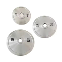 Disques de musculation en acier électrolytique Dinuo, disques de barre à grande perforation avec anneau de couleur pour la musculation à domicile et en salle de sport commerciale