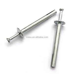 MIRAX Chevilles à marteau galvanisées de 6 mm avec tête ronde et goupille à ressort légère pour maçonnerie - Product Image 2