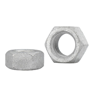 Lot de 10 écrous hexagonaux en acier au carbone de qualité 8, galvanisés à chaud, M12 M14 M16 M18 M20 M22 M24 M27 M33, norme GB6170 - Product Image 1