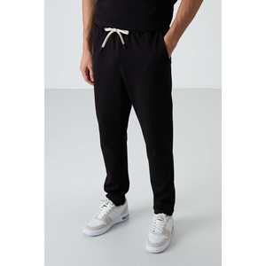 Conjunto Deportivo para Hombre, Negro, de Algodón, Corte Holgado, Casual, Transpirable, Diseño Simple, Manga Corta para Adultos - Product Image 6