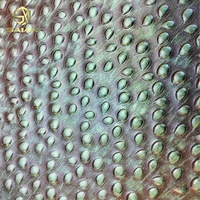 Cuir synthétique PU gaufré effet vieilli motif ballon 1MM pour sacs, chaussures, portefeuilles et accessoires de bricolage
