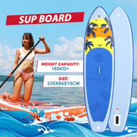 Planche de paddle gonflable en PVC de qualité supérieure, stock UE, extra large 335 cm, capacité 190 kg, livraison directe prise en charge