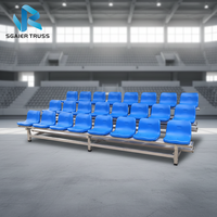 Arche modulaire en alliage d'aluminium Sgaier pour toit de stade sportif ou salle de sport, capacité de charge de 1000 kg et gradins