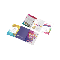 Impression offset personnalisée économique sur papier d'art A3 A4 A5 A6 pour affiches, menus de restaurant, livrets, brochures, dépliants et prospectus pliés