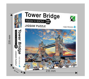 Nouveau style de puzzle de paysage célèbre, puzzle de sublimation de 10 000 pièces pour les jeunes, puzzle mental pour cadeau - Product Image 2