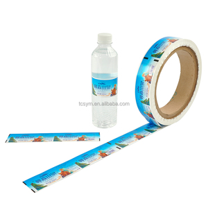 Nhà sản xuất tùy chỉnh cuộn/miếng không thấm nước Bopp/OPP nhãn dán nước trái cây chai nước khoáng nhãn bao bì - Product Image 2