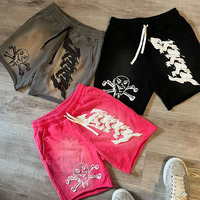 Short de survêtement à cordon de serrage haut Streetwear décontracté coton polaire Double taille Shorts hommes Jogging course Short de survêtement hommes