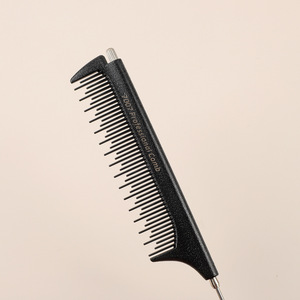 Professional Rat Tail Comb Large Steel Tooth Retractable Pointed Tail Salon Use - Product Image 2