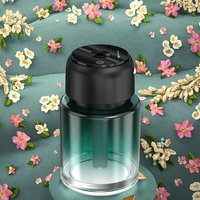 Diffuseur d'arômes de luxe alimenté par USB, design ciel étoilé, diffuseur de parfum en verre intelligent pour voiture, fonction de minuterie