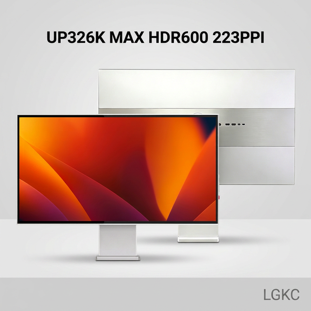 32Inch  PC Desktop Monitor 6144 * 3456 60Hz 223PPI  10Bit LED  500nit  Aluminum Alloy Appearance IPS  Display LCD Monitors