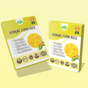 Arroz Instantáneo de Konjac Seco al por Mayor con Harina de Maíz, Bajo en Carbohidratos y Calorías, <span class=keywords><strong>Comida</strong></span> Rápida Lista <span class=keywords><strong>para</strong></span> <span class=keywords><strong>Comer</strong></span> en 10-15 Minutos, 100g - Product Image 2