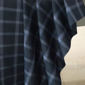 Thời Trang Tr Vải 68% <span class=keywords><strong>Polyester</strong></span> 29% <span class=keywords><strong>Rayon</strong></span> 3% Spandex Sợi Nhuộm Cổ Điển Kiểm Tra Suiting Vải - Product Image 6