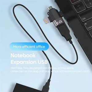 Adaptador 3 en 1 QC3.0 DC Tipo-C a USB 3.0 para y para - Product Image 4