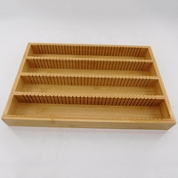 Insert de tiroir pour le comptoir Capsule de café Support de dosette de café en bambou