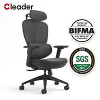 Chaises de bureau ergonomiques réglables à dossier haut, soutien lombaire dynamique, chaise de bureau pivotante pour l'étude et l'ordinateur