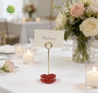 Porte-cartes de table en acrylique personnalisé, support transparent en plastique pour cartes, idéal pour les mariages et les bureaux