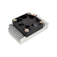 Refroidisseur de processeur sans cadre personnalisable 40x40 avec dissipateur thermique et roulements à billes pour boîtiers d'ordinateur et refroidissement de serveur