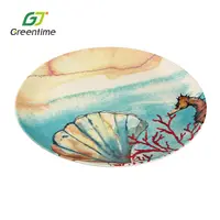 Best Selling Widely Used Superior Quality Dinner Bamboo Fiber 8 Inches Dinnerware Round Plates