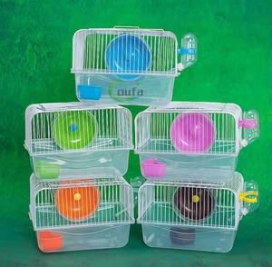 도매 새로운 디자인 더블 레이어 햄스터 놀이 장난감 둥지 집 케이지 물병으로 사용자 정의 통기성 - Product Image 5