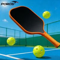 POROSS T700 12K Roh-Carbonfaser Pickleball-Schläger 14mm EPP-Schaum Verlängerte Form Thermogeformt USAPA-Zertifiziert