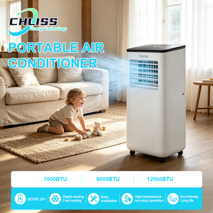 Unidad de Aire Acondicionado Portátil de 9000 BTU, Aire Acondicionado Móvil R290, Ahorro de Espacio para Apartamentos, Mercado Mexicano, Instalación Fácil sin Herramientas - Product Image 3