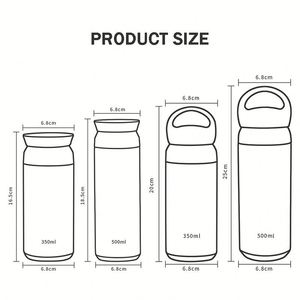 Japanese Style 350ml/500m Mini Cute Stainless Steel Insulated Travel Tumbler <b>Thermos</b> Vacuum Water <b>Bottle</b> - Product Image 4