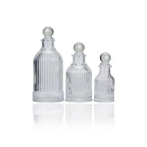 Sang Trọng Cổ Điển 50Ml 100Ml 200Ml Nổi Rõ Ràng Glass Reed Khuếch Tán Chai Trang Trí Lọ Hoa Bán Buôn - Product Image 2