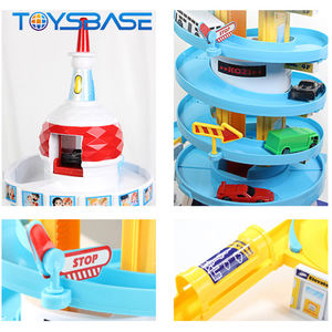 Jouet tour de Parking en plastique éducatif, bricolage, plusieurs couches, piste de course, <span class=keywords><strong>Garage</strong></span>, fente de la ville, nouveau, - Product Image 3
