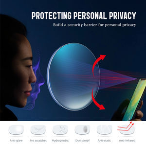 L.jin 1.67 안티 적외선 렌즈 싱글 비전 렌즈 적외선-적색 광 블록 적외선 광선 안티 눈부심 햇빛 광학 렌즈 - Product Image 3