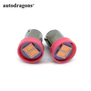 Autodragons 100 팩 44 또는 47 보라색 2 SMD 안녕 밝은 핀볼 기계 LED 램프