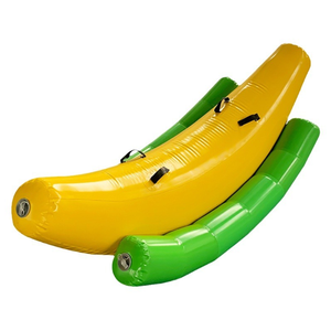 เรือกล้วยเป่าลมแบบลากจูง วัสดุ PVC สำหรับกีฬาทางน้ำกลางแจ้ง ของเล่นลอยน้ำ รับน้ำหนักได้ 500 กก. - Product Image 5