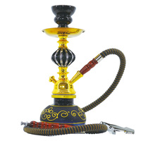Narguilé personnalisé saveur shisha luxe en acier inoxydable saveur narguilé à DEL