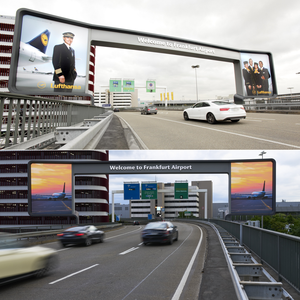 Écran LED extérieur haute luminosité IP65 pour la signalisation numérique des aéroports, des centres de transport et des stades - Product Image 1