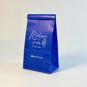 Bolsa de Papel Personalizada de Grado Alimenticio con Fondo Cuadrado para Pan, Donuts, Galletas, Postres, Resistente a la Humedad y al Aceite, Uso Industrial - Product Image 2