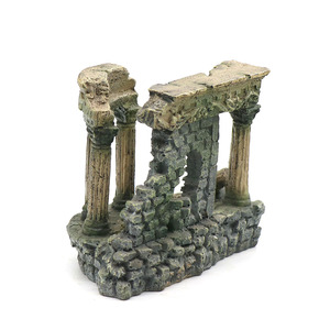 Hars Romeinse Kolom <span class=keywords><strong>Aquarium</strong></span> Decoraties Voor <span class=keywords><strong>Aquarium</strong></span>, <span class=keywords><strong>Aquarium</strong></span> Ornament Aquatische Grotten Verbergen Hut - Product Image 6