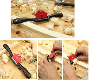 Afeitado de radios ajustable de 10 pulgadas con hoja de corte de Metal de base plana herramienta manual de trabajo de madera para trabajo de madera artesanal - Product Image 6