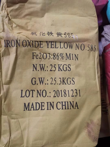 Pigment inorganique oxyde de fer jaune 313 (<span class=keywords><strong>ci</strong></span> <span class=keywords><strong>77492</strong></span>) 920 pour la peinture routière/béton/caoutchoucs/cuir/colorant colorant - Product Image 2