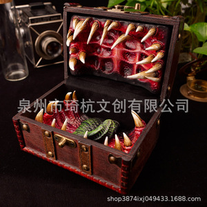 กล่องเก็บของเรซิ่นลายปากมอนสเตอร์สำหรับตกแต่งบ้านในร่ม ห้องนอน ห้องนั่งเล่น ของตกแต่งโต๊ะทำงาน - Product Image 1