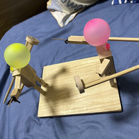 Nouveau design 2024, guerrier de ballon en bois, vente chaude, jeu familial et de couple, jouet éducatif