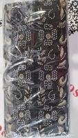 Coton broderie voiture os dentelle dentelle paillettes cils accessoires accessoires mariage voile poignet décoration matériel blanc