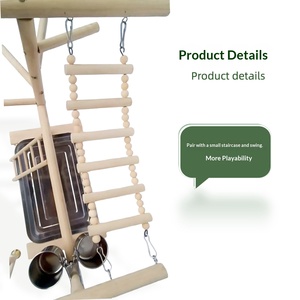 Domestic <strong>Parrots</strong> Bird <strong>Toys</strong> Cage Interior Decoration Sleeping Nests Platform Stand Assembly Xuanfeng <strong>Parrot</strong> Bird Supplies - Product Image 3