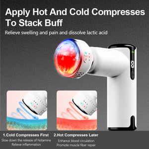 Pistola de masaje Phenitech Heat and Cool, masajeador de impacto de tejido profundo para aliviar el dolor, pistola de terapia de mano muscular - Product Image 3