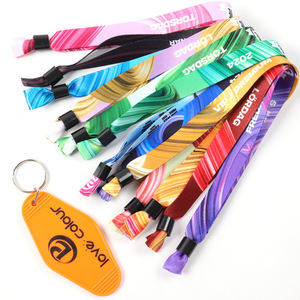 Pulseras de tela con colorido oem odm logotipo personalizado impresión diseñador tela elástica muñequera pulsera - Product Image 4