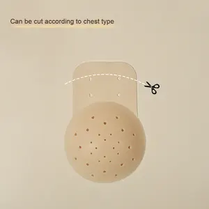 Patch de poitrine en silicone solide ultra-mince pour l'été Trous respirants Boucle plate Pull-Up Sexy Cross-Border Intimates Accessoire - Product Image 4